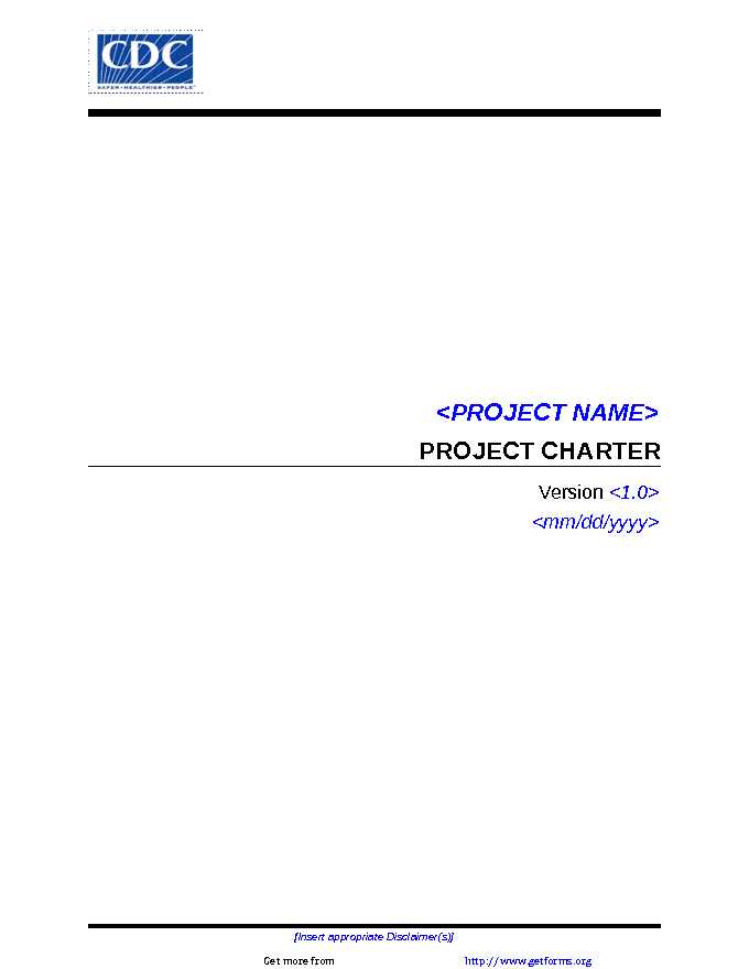 Project Charter Template 2