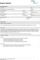 Project Charter Template 3 form