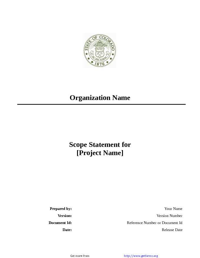 Project Scope Statement