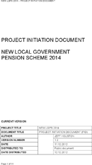 Project Initiation Document 2 form