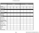 Marketing Calendar Template 2014 form