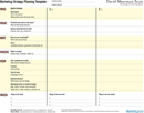 Marketing Strategy Template 4 (Simple) form