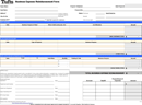 Business Expense Reimbursement Form form