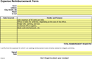 Expenses Claim Form form