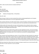 Sample Employee Discipline Letter 30 Day Notice form