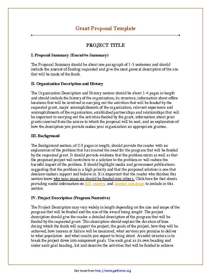 Grant Proposal Template 2