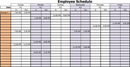 Work Schedule Template 1 form