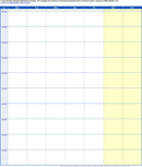 Work Schedule Template 3 form