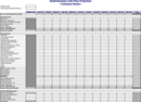 Small Business Cash Flow Projection form