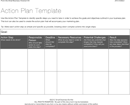 Action Plan Form form