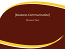 Business Plan Presentation (Burgundy Wave Design) form