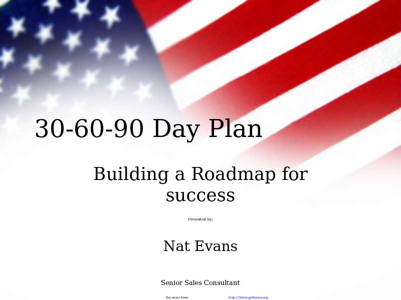 30 60 90 Day Plan Template