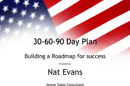 30 60 90 Day Plan Template form