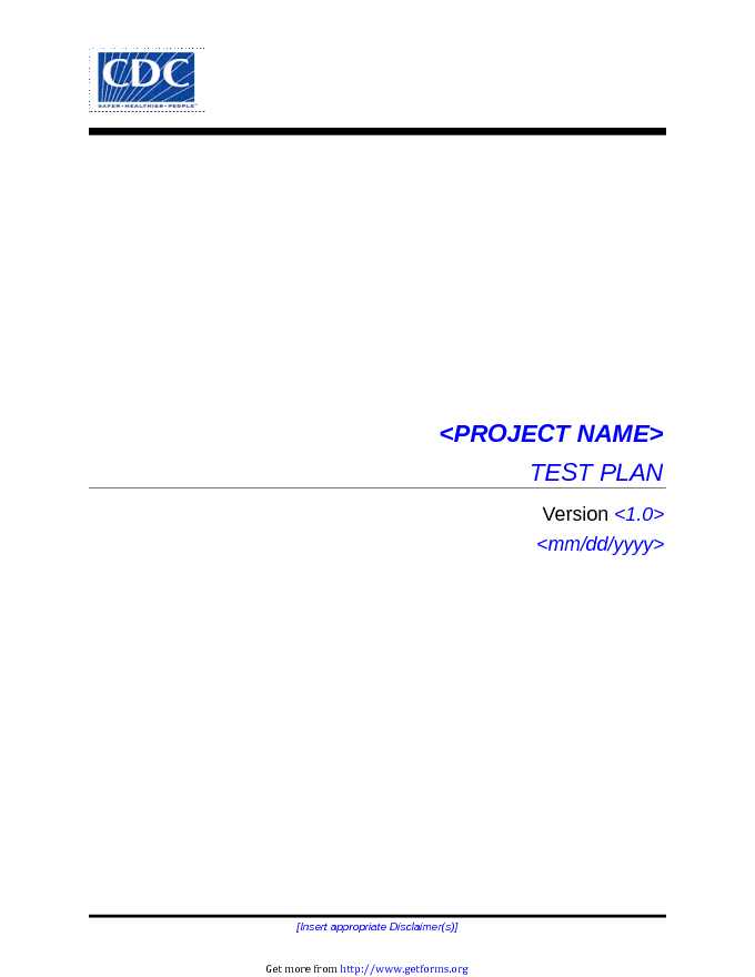 Test Plan Template 2