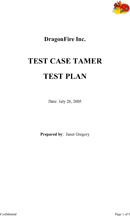 Test Plan Template 3 form