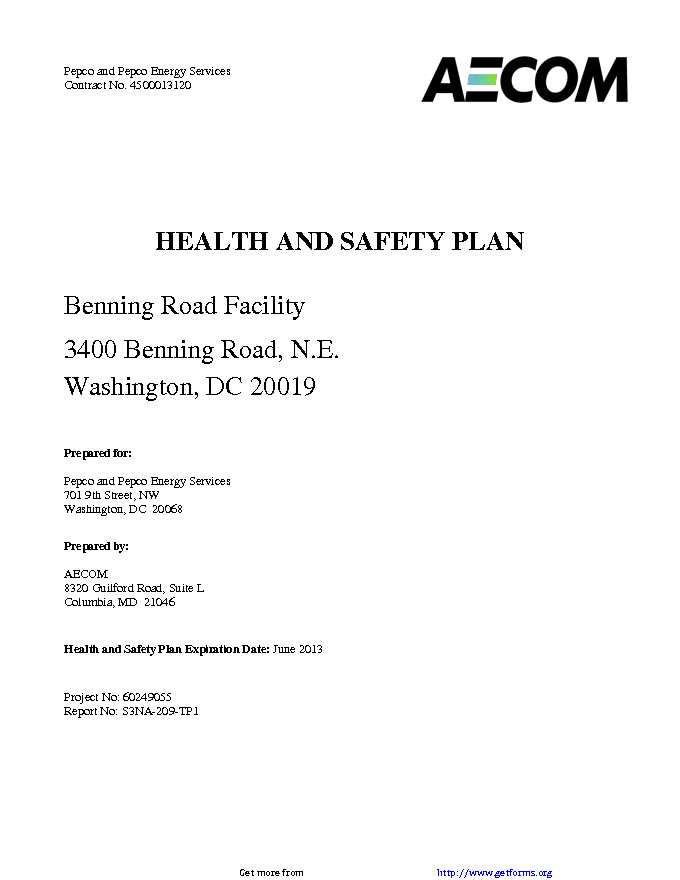 Safety Plan Template 2