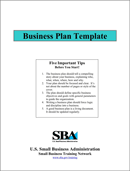 SBA Business Plan Template 1 form