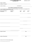 SBA Business Plan Template 3 form