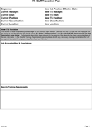 Staff Transition Plan Template form