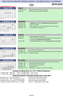 Calendar of Events Template form