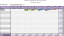 Employee Work Schedule Template form