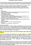 The Research Proposal Template form