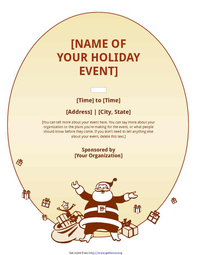 Christmas Event Flyer Template