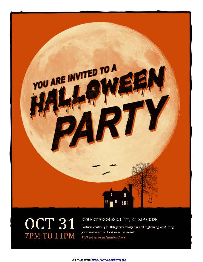 Halloween Event Flyer Template