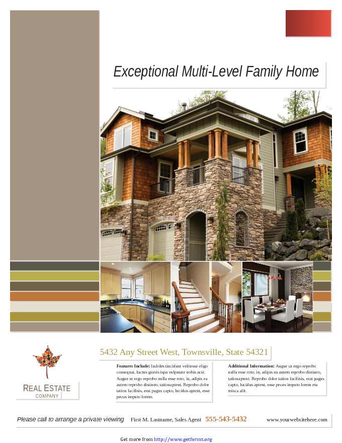 Real Estate Flyer 1