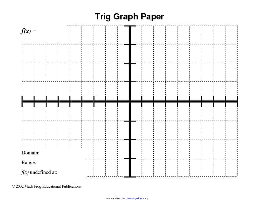 Trig Graph Paper 3