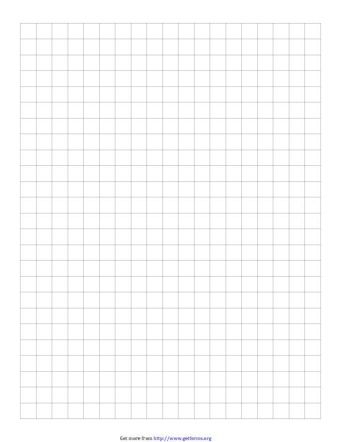 1 Centimeter Graph Paper