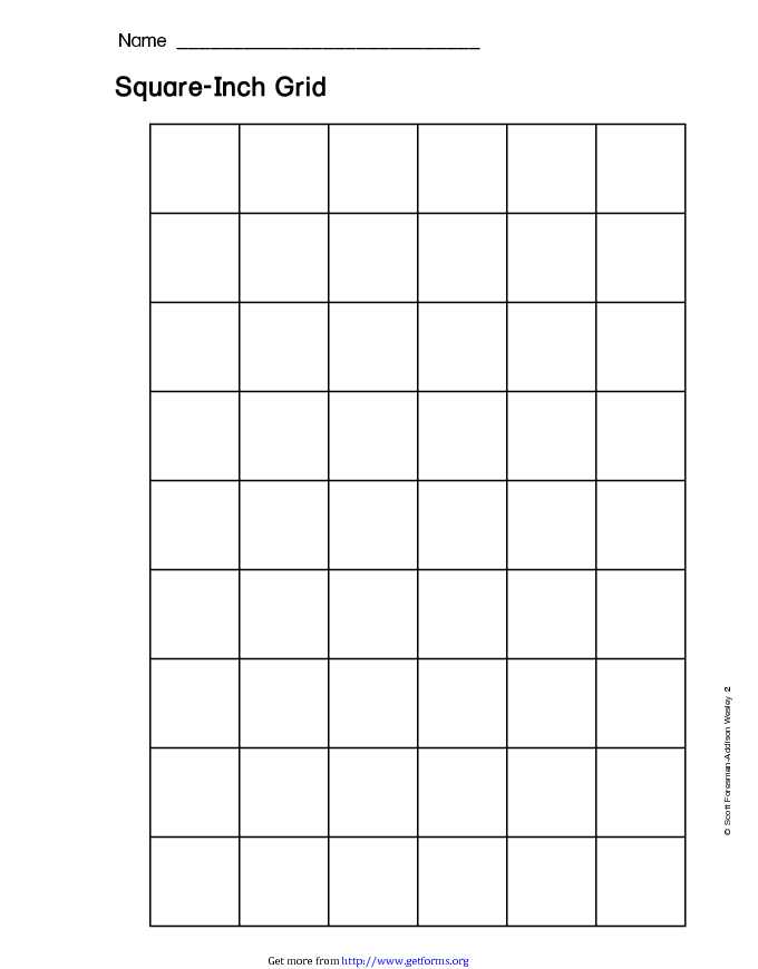 Square-Inch Grid