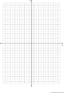 Coordinate Plane Graph Paper form
