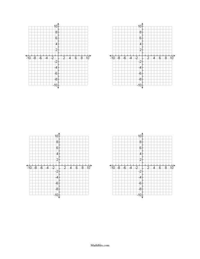 One Page With Four 10X10 Templates With Labeled Scales