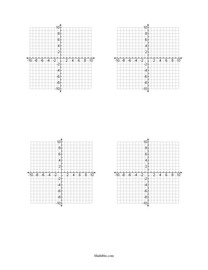 One Page With Four 10X10 Templates With Labeled Scales