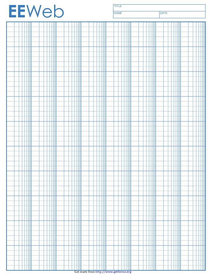 Semi-log Graph Paper 2