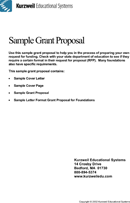 Sample Grant Proposal 2 form