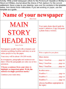 Newspaper Template 1 form