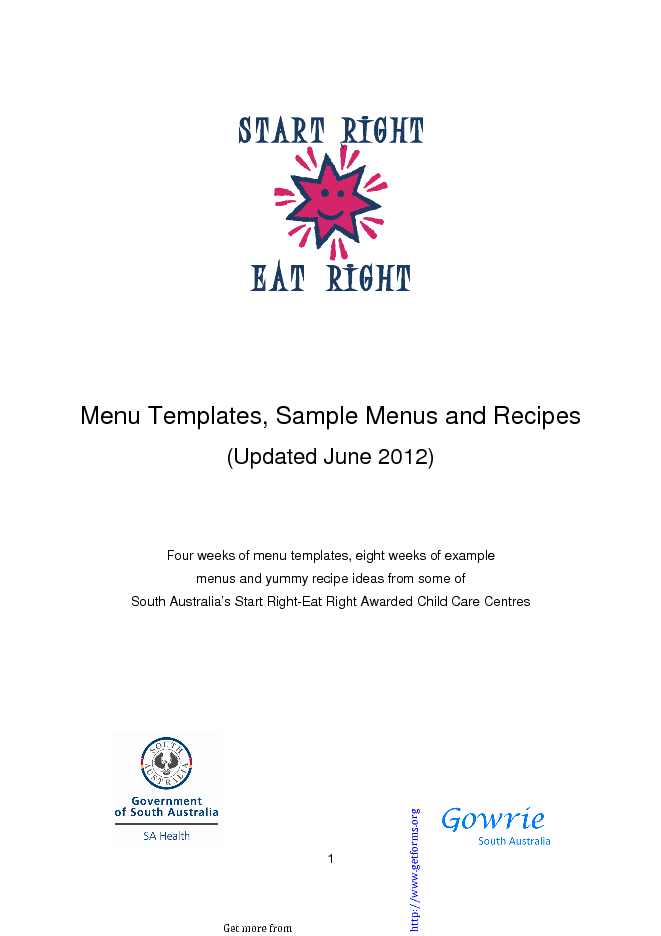 Cookbook Template 1