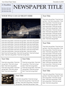 Newspaper Template 3 form