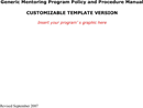 Policy and Procedure Manual form
