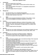 White Paper Suggested Format form