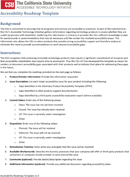 Accessibility Roadmap Template form