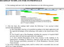 Roadmap Template For ITI Proposals form