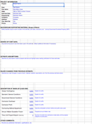 Class A Const Cost Estimate Template form