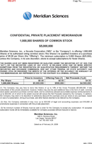 Confidential Private Placement Memorandum form