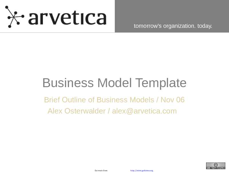 Business Model Template 1