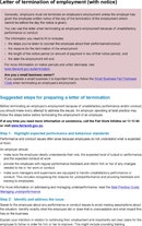 Letter of Termination of Employment (With Notice) form