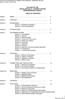 Bylaws Template 3 form