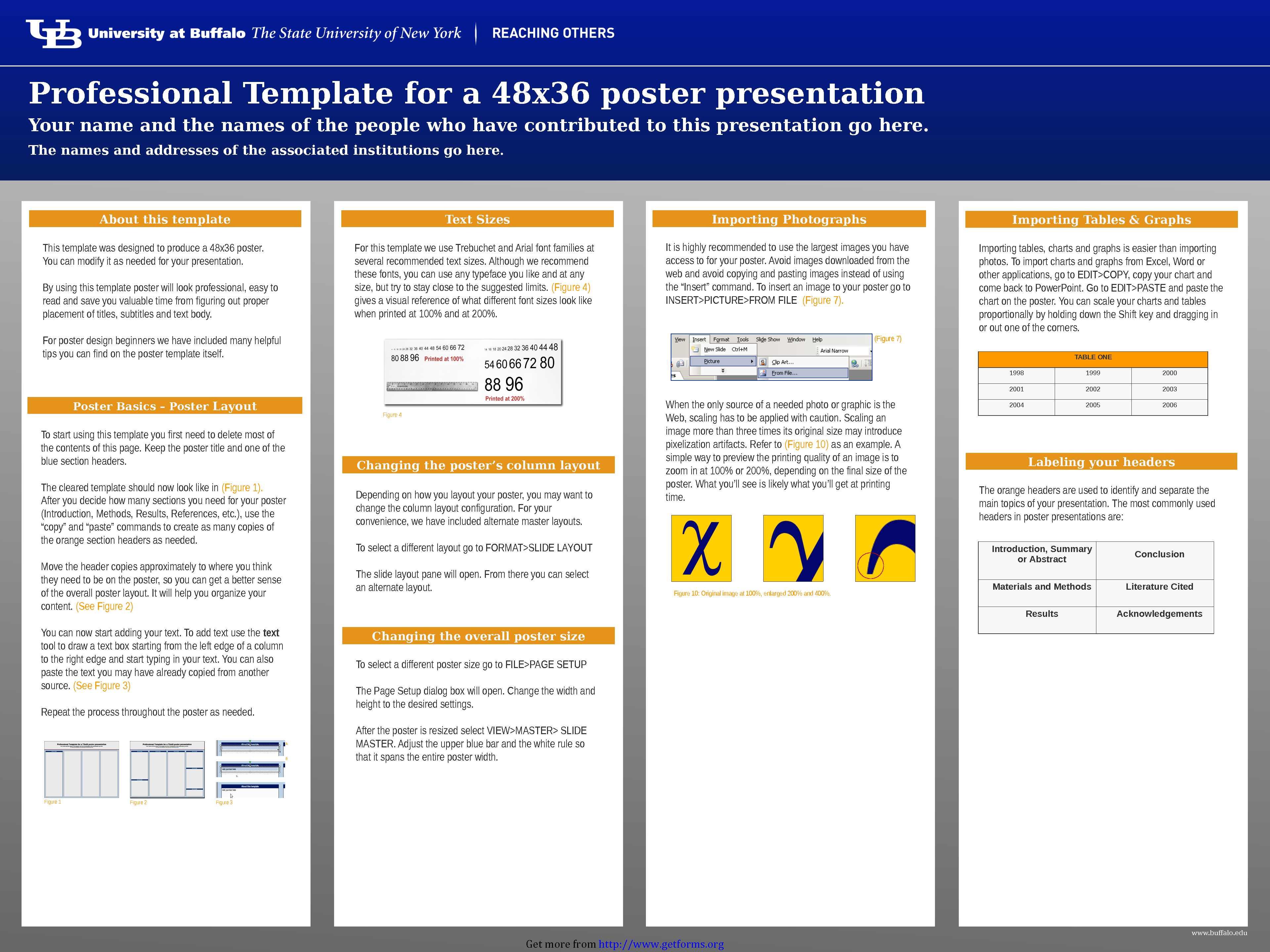 Research Poster Template 1 (48*36)